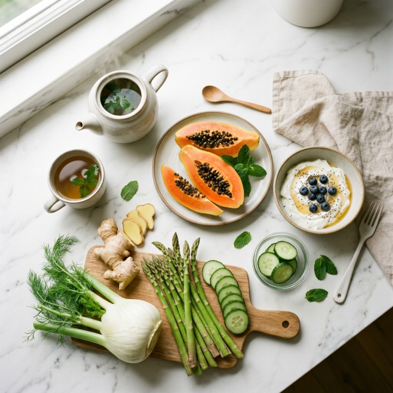 The Ultimate Anti-Bloating Food Guide: 25 Foods That May Help Calm Your Stomach (and 15 Foods That May Trigger Bloating)